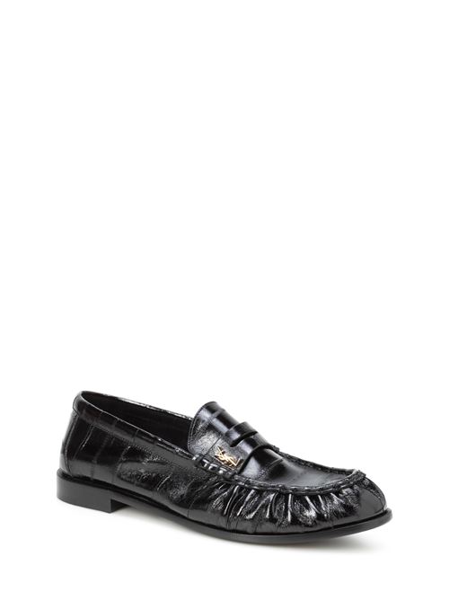 Eel skin moccasins SAINT LAURENT | 7758790WXAK1000